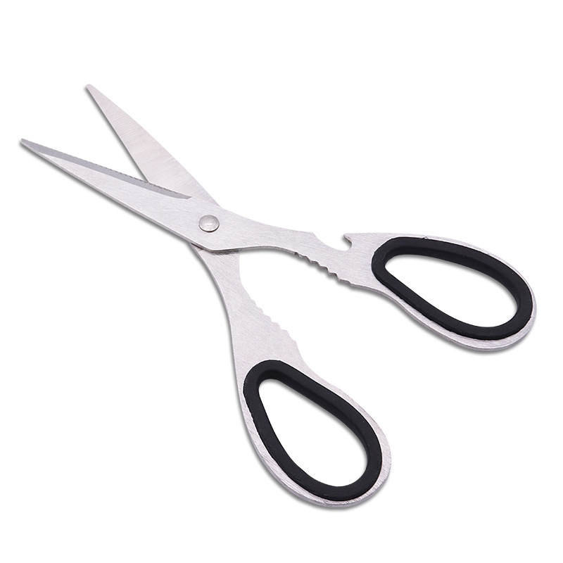 Baby Food Scissors - ステンレス鋼はさみ力強くはさみクリップクルミベビー多機能食品カットボトルキャップ食品はさみキッチン用品