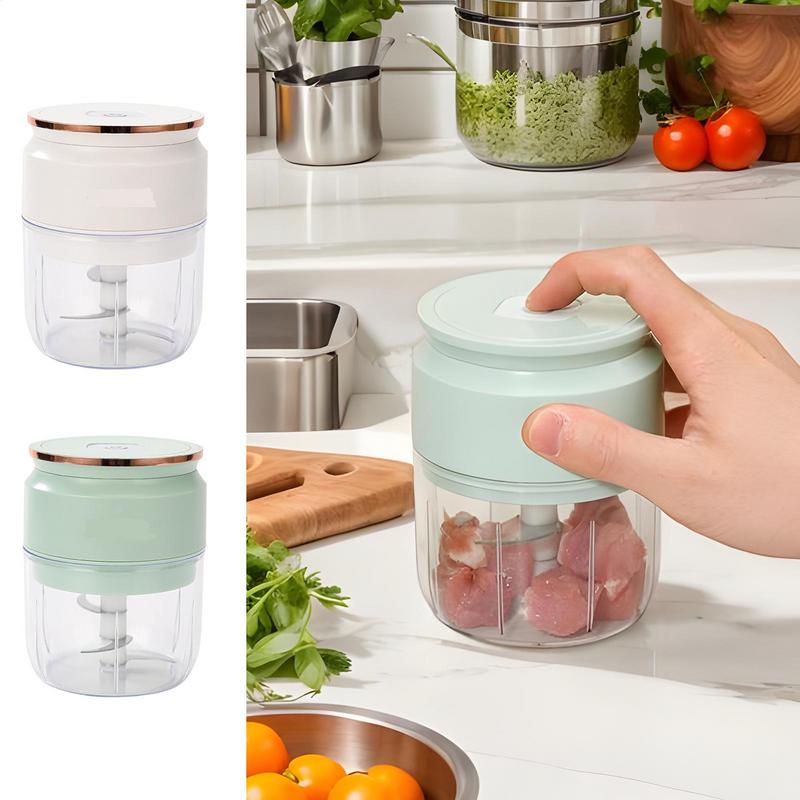 Baby Food Processor - 電動ダイサー フードグラインダー プロセッサー USB充電 コードレス ポータブル