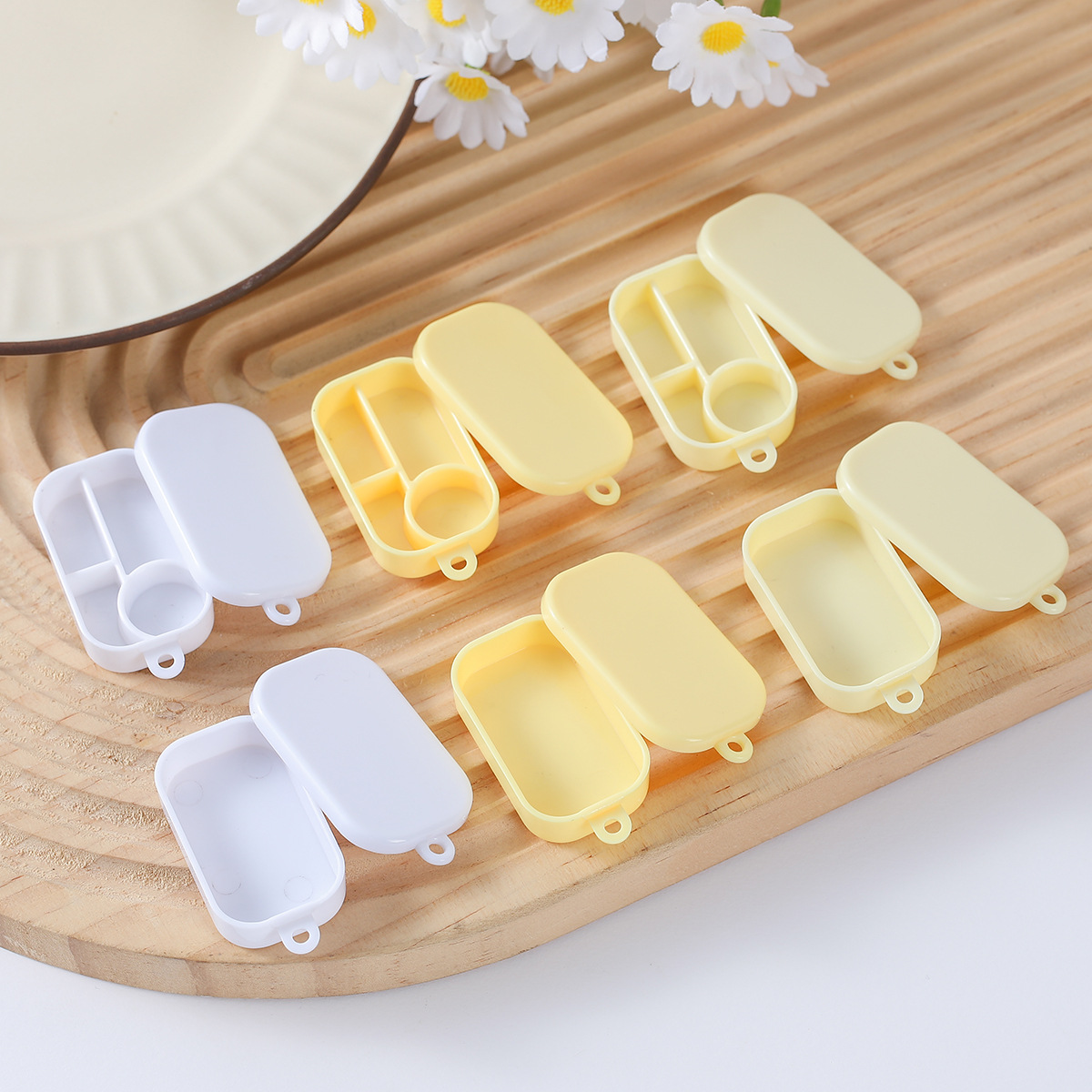 Baby Food Storage - ミニミニチュアシリコーン食品収納ボックス無地ベビー食器ディナープレート幼児弁当箱キッチンおもちゃ 10 ピース/ロット