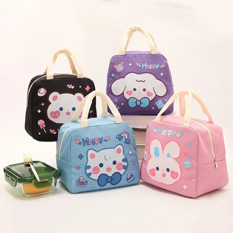 Baby Food Zip Lock Bag - 子供用ランチバッグ キャンバス製 キャンパス アウトドア ピクニックバッグ 多機能