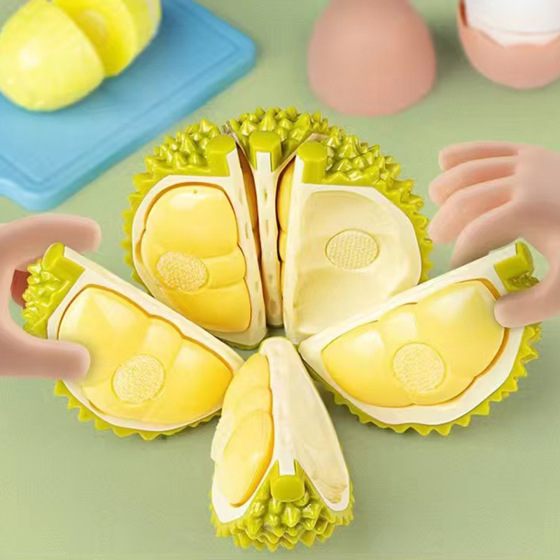 Baby Food Apple - 子供用フルーツカットキッチンおもちゃごっこ遊びドリアンアップル梨カットフルーツクリエイティブアクティビティゲーム赤ちゃん保育園教育玩具ギフト