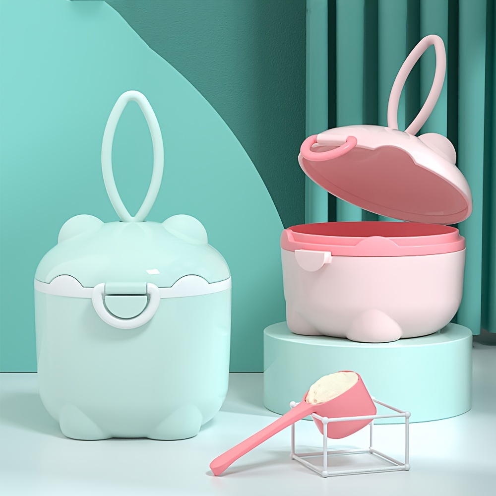 Baby Food Nan - 1pc ポータブル 4 層粉ミルクボックス、粉ミルク容器、食品保存スナック回転ボックス