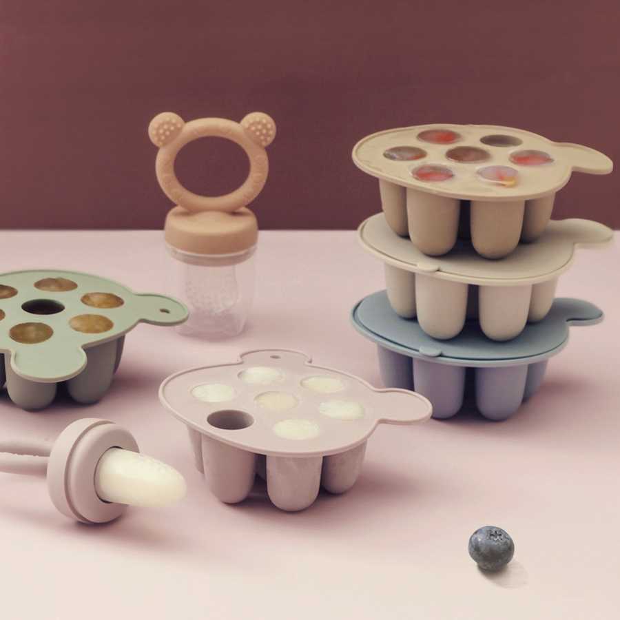 Baby Food Nan - ベビーアイスクリームポップシリコンモールドアイスクリームメーカーアイスキャンディーモールドベビーフルーツフィーディングおしゃぶりおもちゃベビー用品