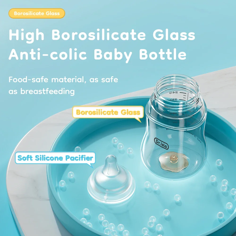 ベビーガラス哺乳瓶 80/160/240ml 高硼珪酸ガラス - Baby Food Glass Containers のレビューと価格