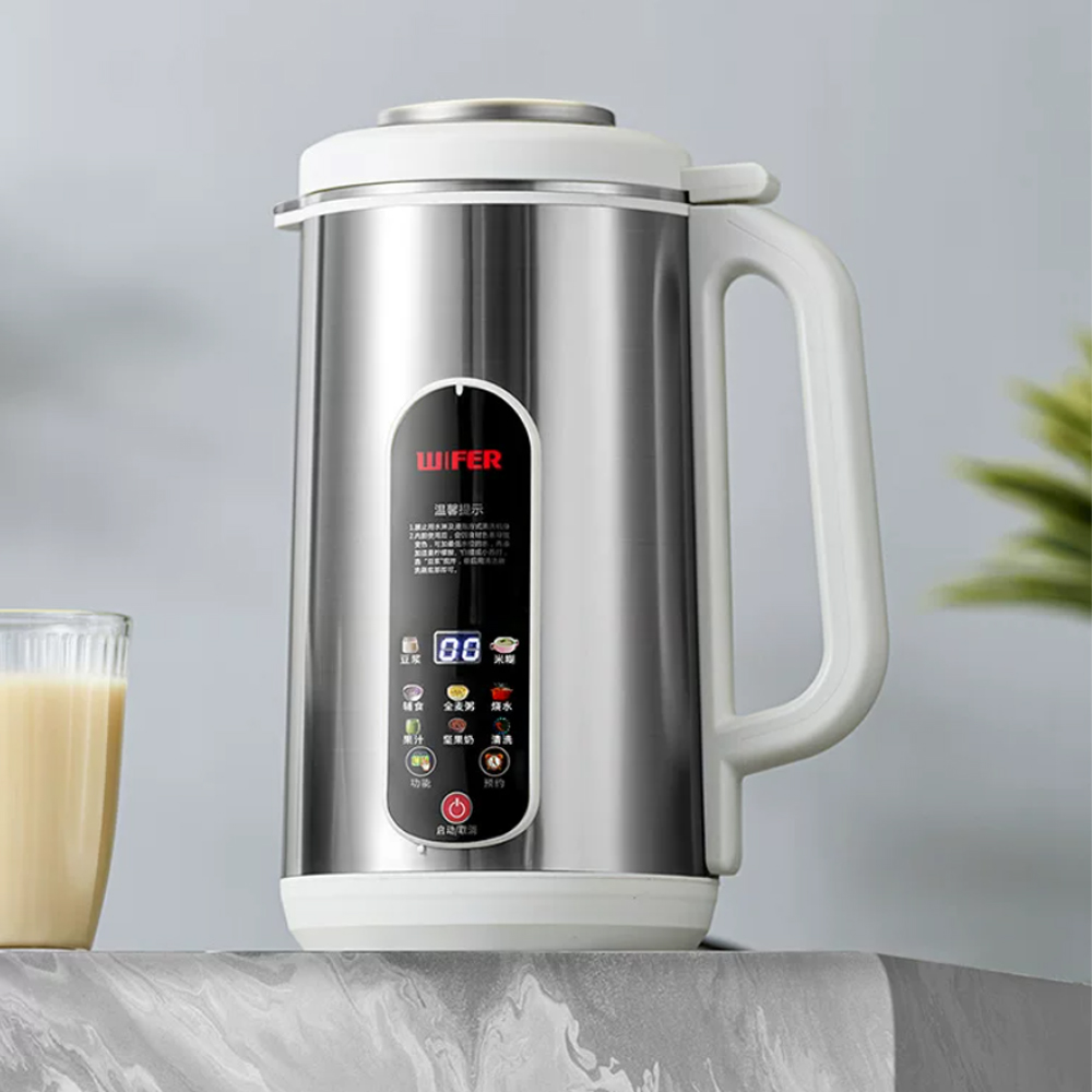 1.2Lステンレス製多機能豆乳メーカー、水浸し不要のブレンダ - Baby Food Processor のレビューと価格