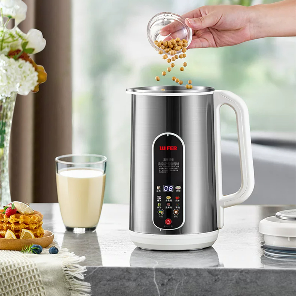 1.2Lステンレス製多機能豆乳メーカー、水浸し不要のブレンダ - Baby Food Processor のレビューと価格
