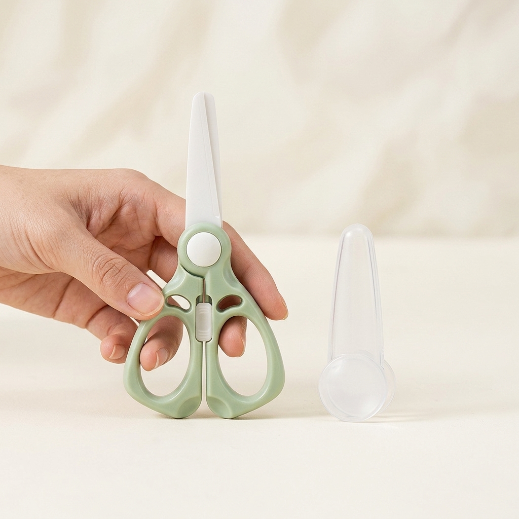 セラミック製フードシザー、携帯用ベビーフードツール、幼児の食 - Baby Food Scissors のレビューと価格