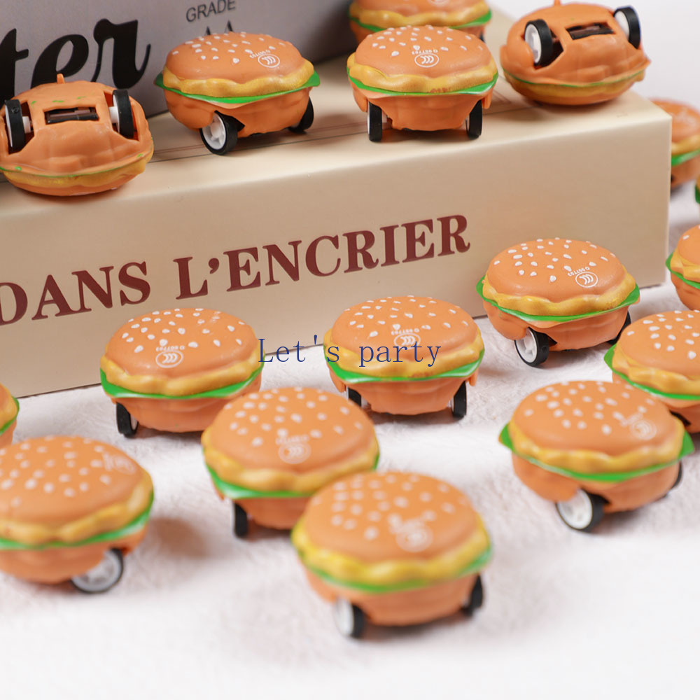 15 個ミニかわいい 3D バーガープルバック車のおもちゃ子 - Baby Food Product のレビューと価格