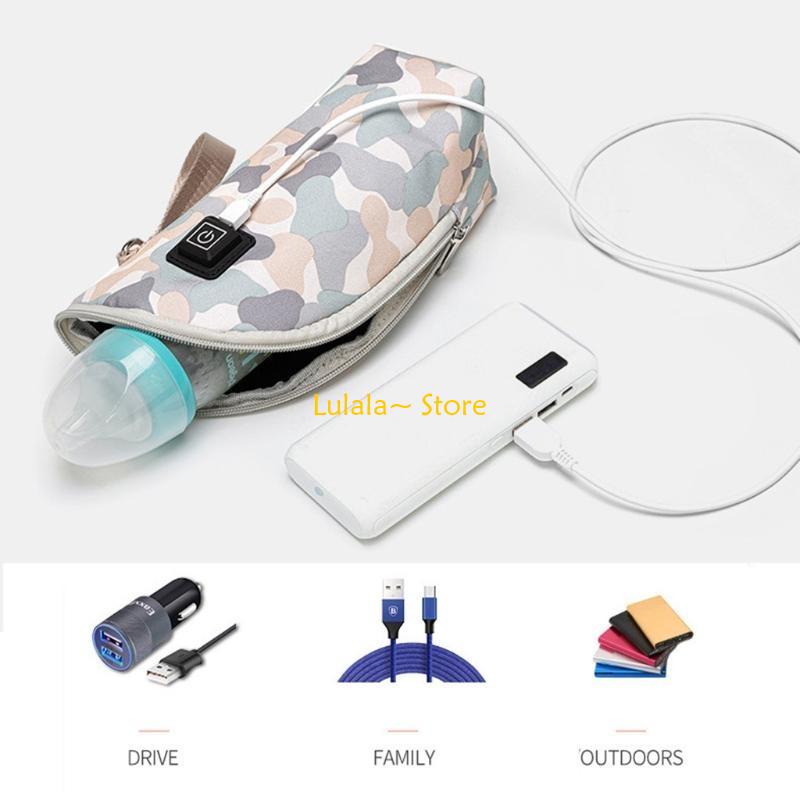 Y4QA ポータブル USB 哺乳瓶ウォーマー 5V2A 加 - Baby Food Storage のレビューと価格