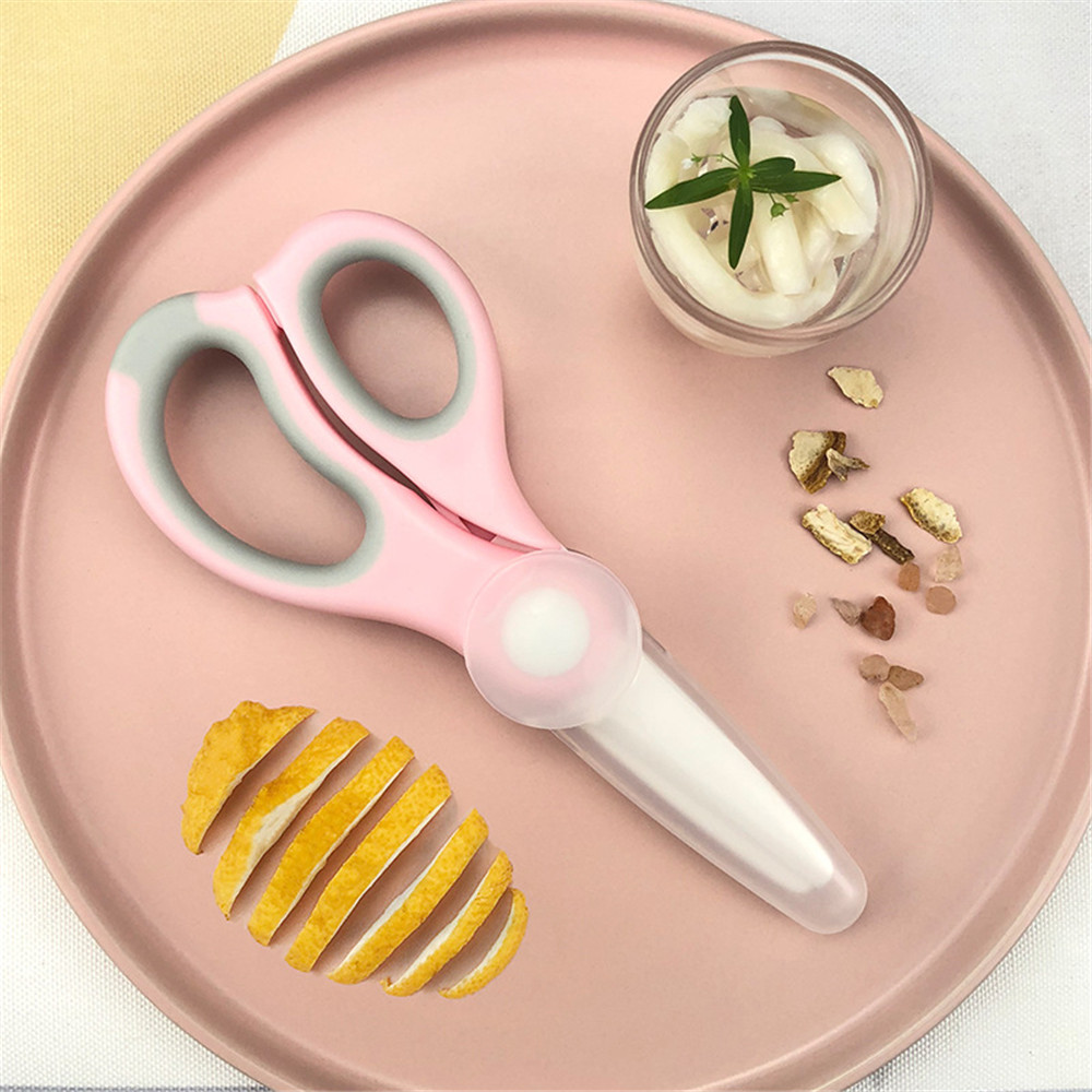 ポータブルセラミックベビーフードミル,給餌用キッチンはさみ, - Baby Food Scissors のレビューと価格