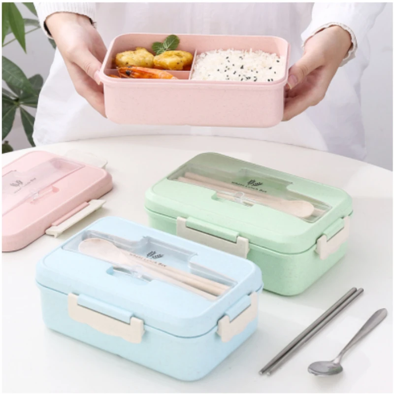 小麦麦わら電子弁当箱、食器、食品保存容器、子供、学校、オフィ - Baby Food Zip Lock Bag のレビューと価格
