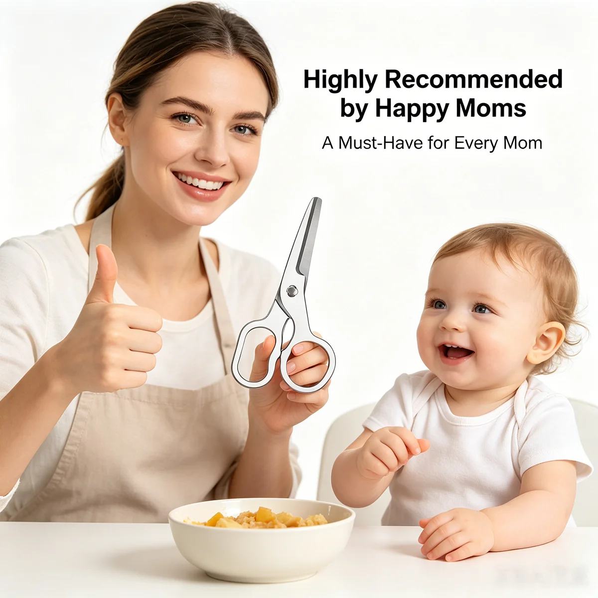 ベビーフードはさみ 分離式デザイン 乳児用フードカッター 安 - Baby Food Scissors のレビューと価格