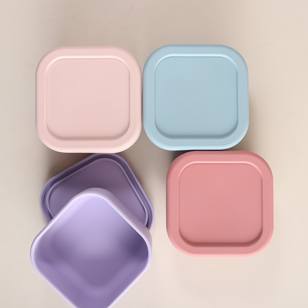 カスタム名またはパターン入り1個入り食品グレードシリコン製ベ - Baby Food Glass Containers のレビューと価格