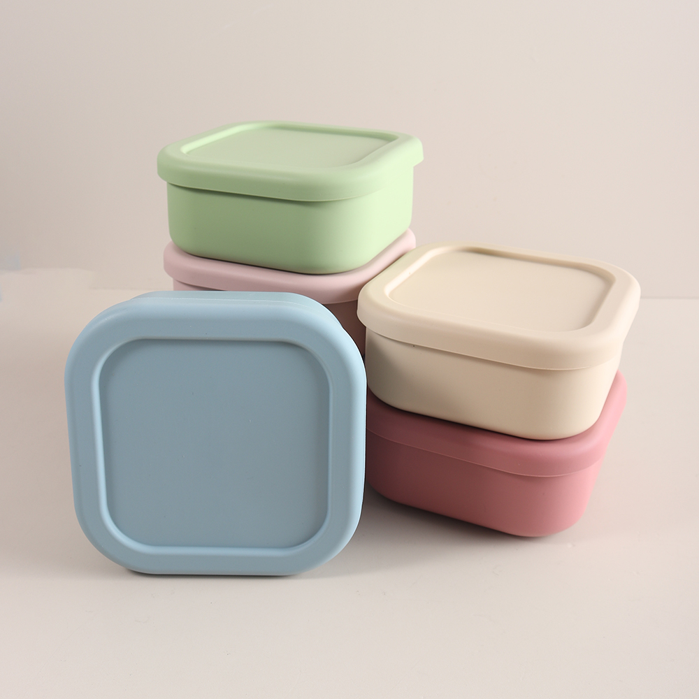 カスタム名またはパターン入り1個入り食品グレードシリコン製ベ - Baby Food Glass Containers のレビューと価格