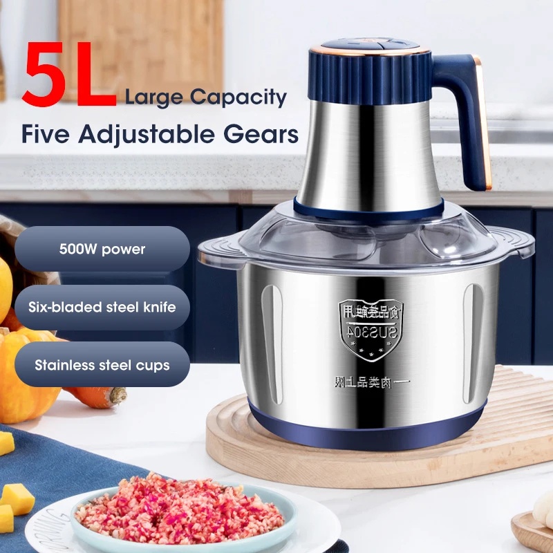 5L電動ミートグラインダー 304ステンレス製フードクラッシ - Baby Food Processor のレビューと価格