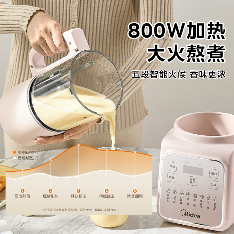 新しい静音自動壁破壊機豆乳メーカー多機能ベビーフードプロセッ - Baby Food Processor のレビューと価格