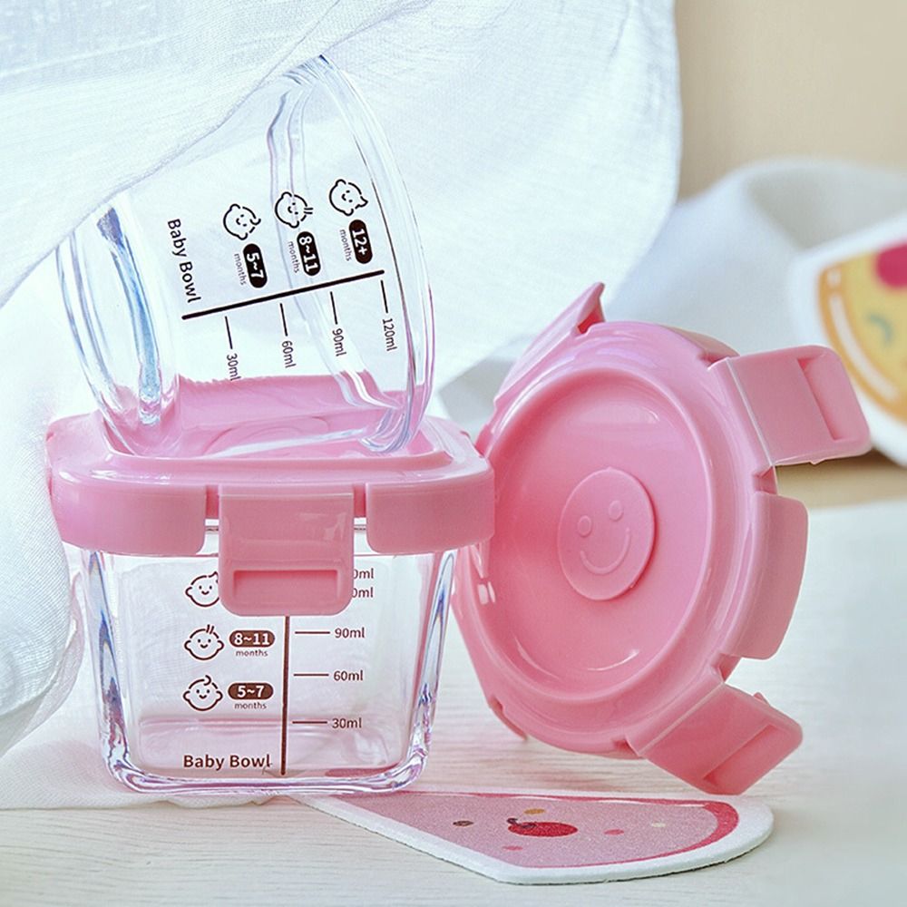 赤ちゃん用ガラス食品収納ボックス、電子レンジ対応、ベビーカッ - Baby Food Nan のレビューと価格