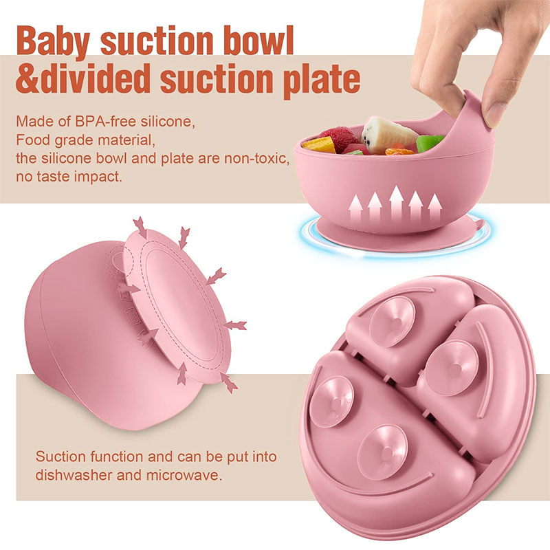 子供用シリコン食器セット、赤ちゃんの生鮮食品トレーニング、サ - Baby Food Product のレビューと価格