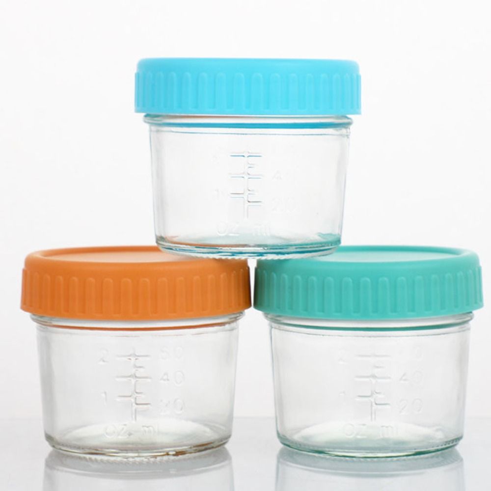 6個入り多目的ガラス製ベビーフードジャー 蓋付き再利用可能  - Baby Food Glass Containers のレビューと価格