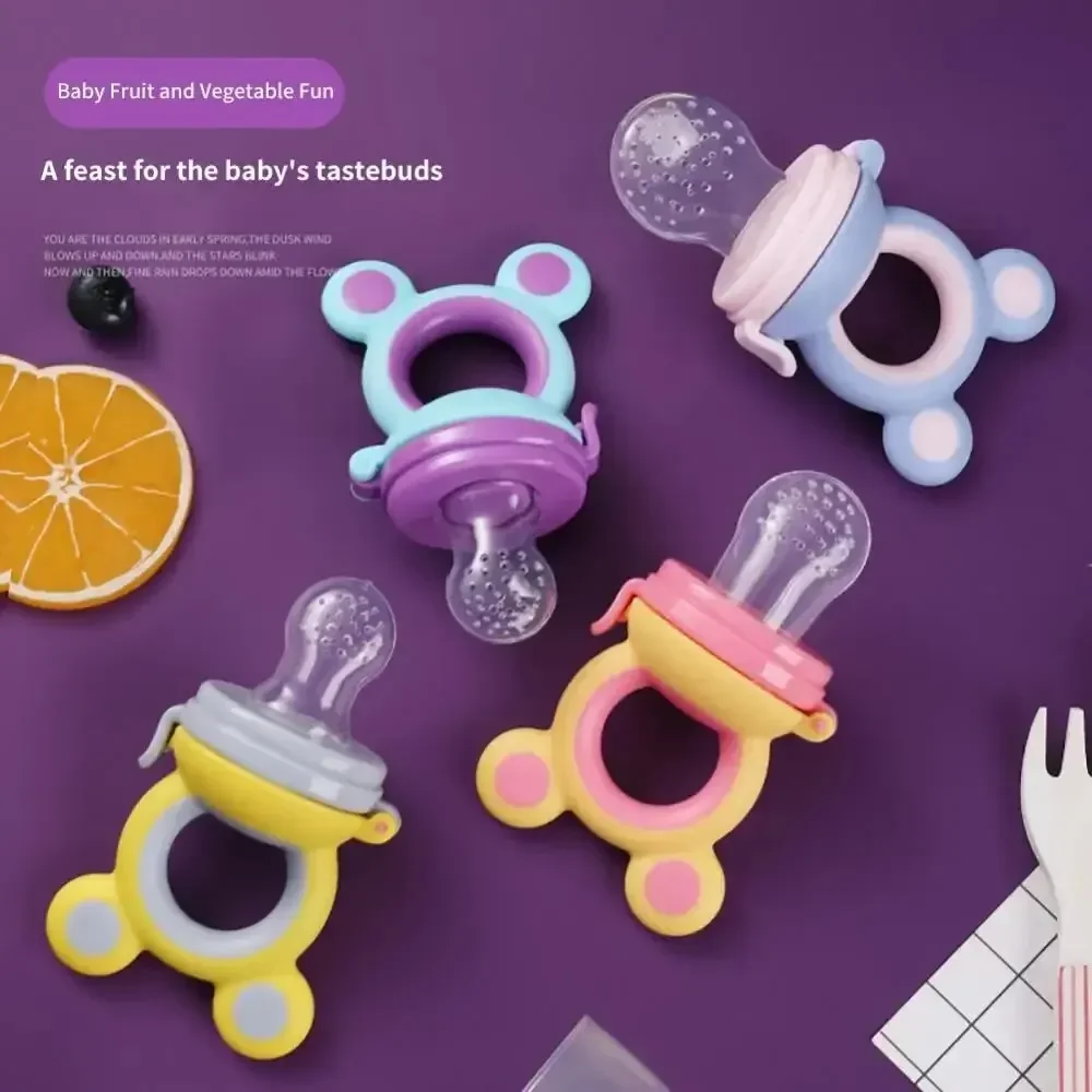 新鮮な果物用シリコン製子供用乳首、安全なミルクフィーダー、ベ - Baby Food Feeder のレビューと価格