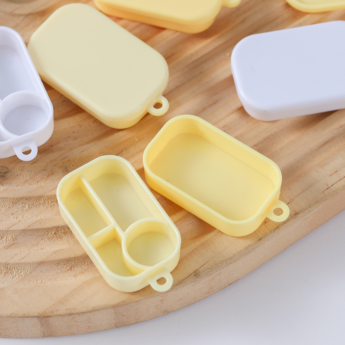 ミニミニチュアシリコーン食品収納ボックス無地ベビー食器ディナ - Baby Food Storage のレビューと価格