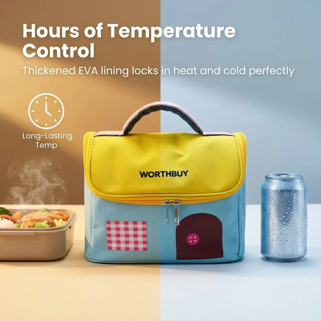 保温ランチバッグ 断熱弁当箱バッグ オックスフォード防水食品 - Baby Food Zip Lock Bag のレビューと価格