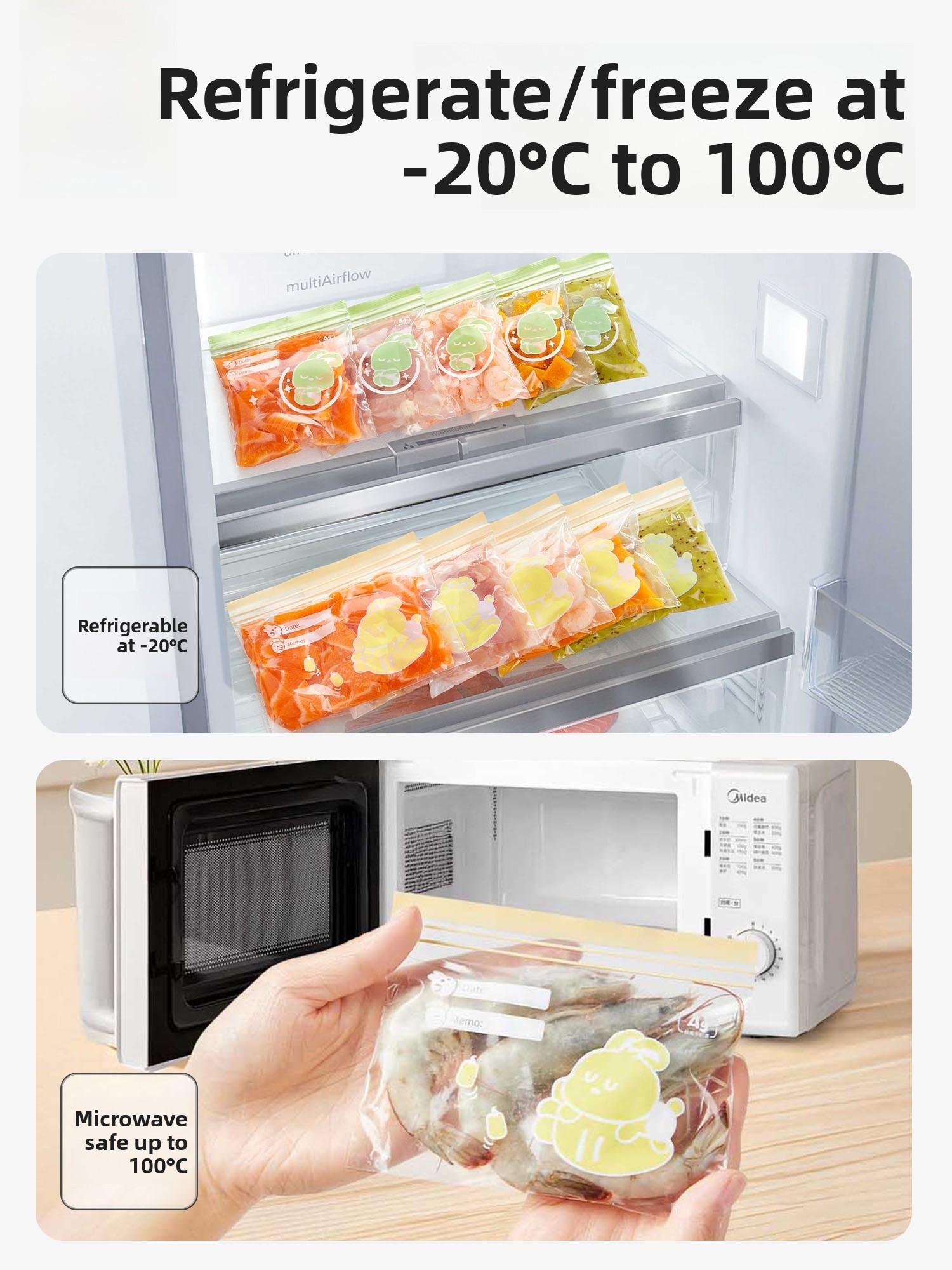 ベビーフードグレードの保存用密封袋、冷蔵庫保管用小型サイズ、 - Baby Food Storage のレビューと価格
