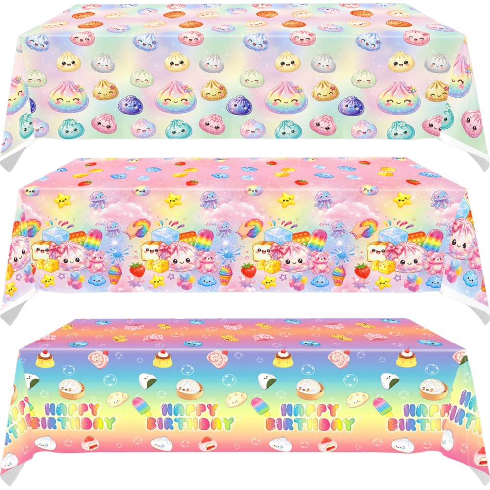 137x274cm 使い捨ての柔らかいテーブルクロス、誕生日 - Baby Food Table のレビューと価格