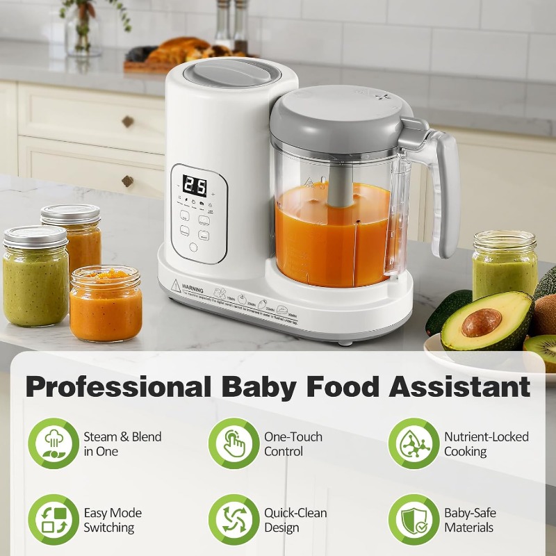 ベビーフードメーカー スチーマー ブレンダー 4 in 1  - Baby Food Youtube のレビューと価格