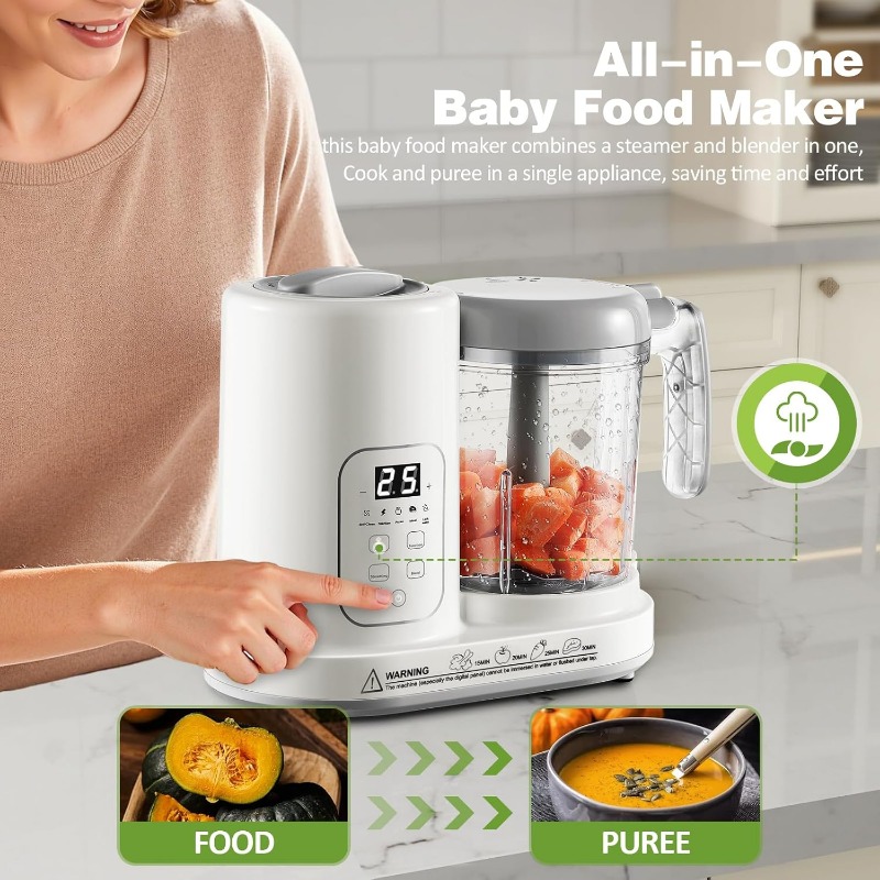 ベビーフードメーカー スチーマー ブレンダー 4 in 1  - Baby Food Youtube のレビューと価格