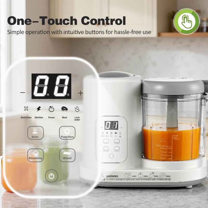 ベビーフードメーカー スチーマー ブレンダー 4 in 1  - Baby Food Youtube のレビューと価格