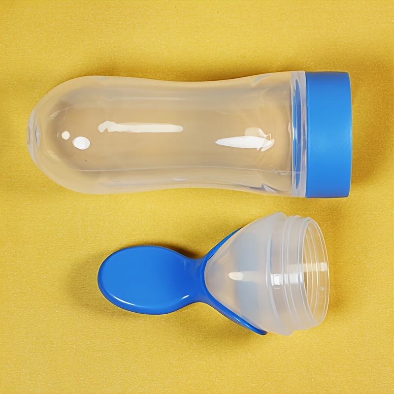 ベビー用シリコン製哺乳瓶、スプーン付き、3オンスの食品分配ス - Baby Food Feeder のレビューと価格