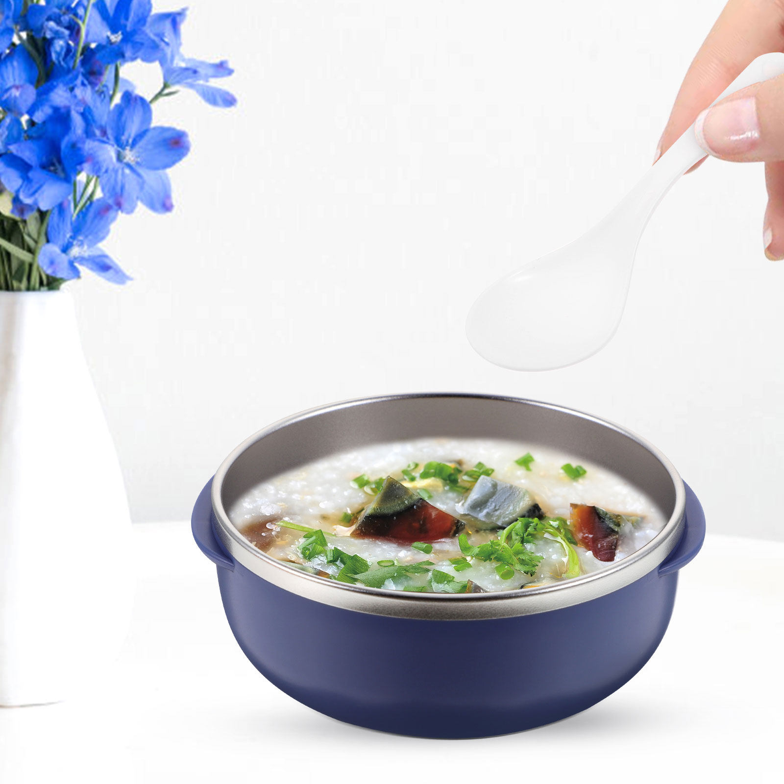 ステンレス製ベビーボウルセット1セット、食品グレードPPステ - Baby Food Scissors のレビューと価格