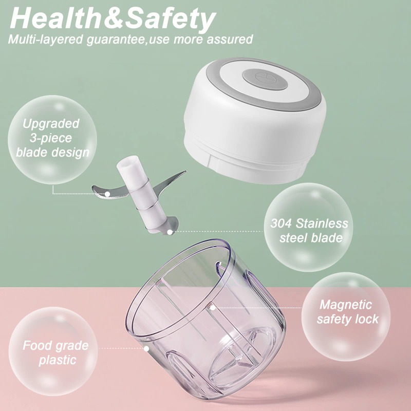 250 ミリリットル電気ニンニクグラインダー家庭用多機能肉グ - Baby Food Processor のレビューと価格