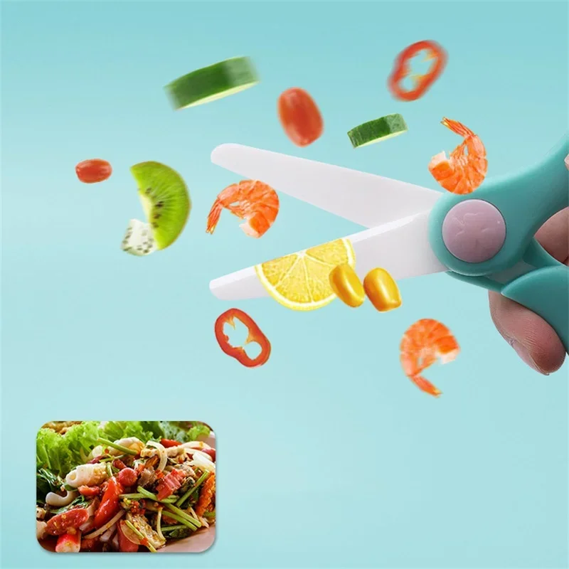 ベビーフードサプリメント、野菜、肉、麺、丸みを帯びたエッジの - Baby Food Scissors のレビューと価格