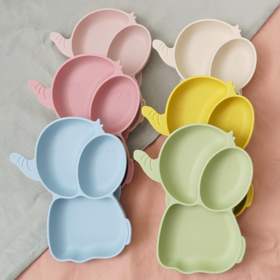 赤ちゃん,授乳プレート,サッカー,象,漫画のパターン,幼児用 - Baby Food Table のレビューと価格