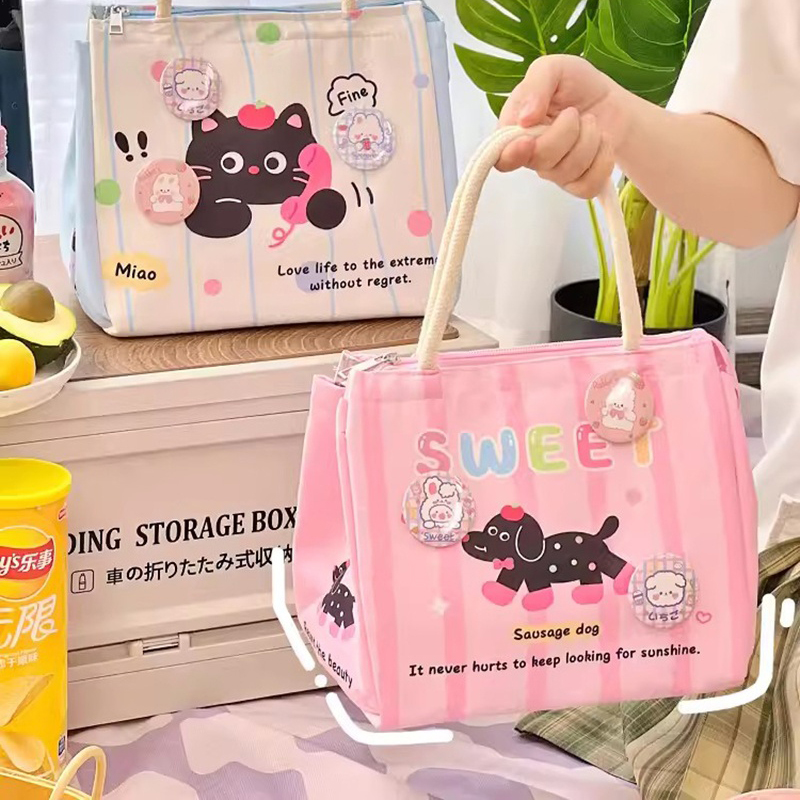女性と女の子のためのカワイイサーマルランチバッグ、かわいいポ - Baby Food Zip Lock Bag のレビューと価格
