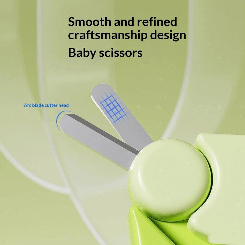 食品グレード素材のベビーネイルケアセット4点セット、新生元用 - Baby Food Scissors のレビューと価格