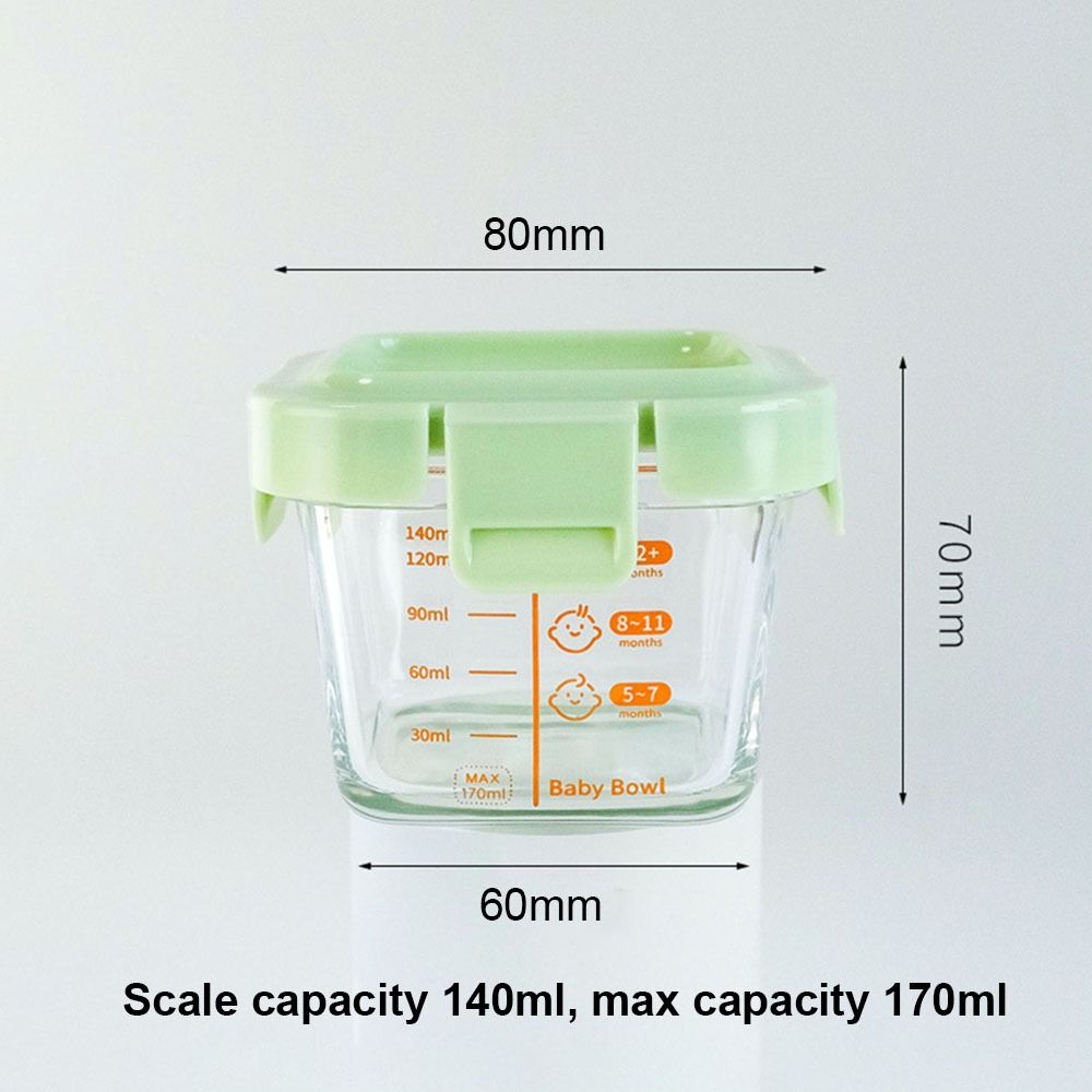 新しい170ml食品保存容器、冷凍・電子レンジ対応、ベビーフ - Baby Food Nan のレビューと価格