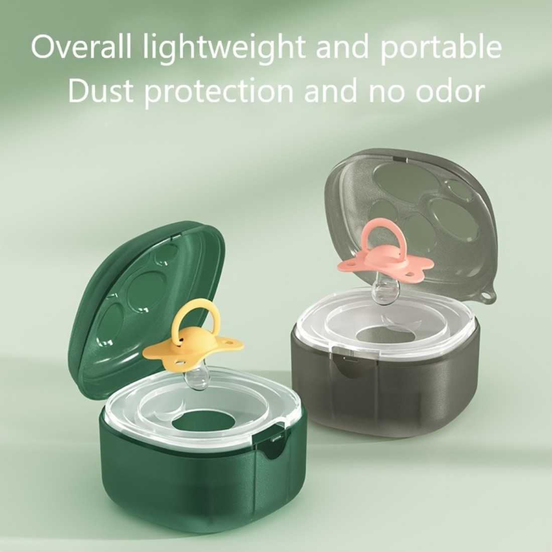 食品グレードのシリコーンおしゃぶりボックス赤ちゃん漫画おしゃ - Baby Food Storage のレビューと価格