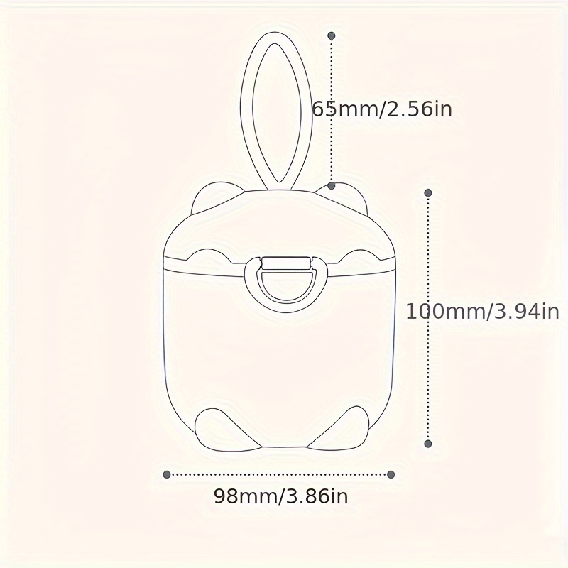 1pc ポータブル 4 層粉ミルクボックス、粉ミルク容器、食 - Baby Food Nan のレビューと価格