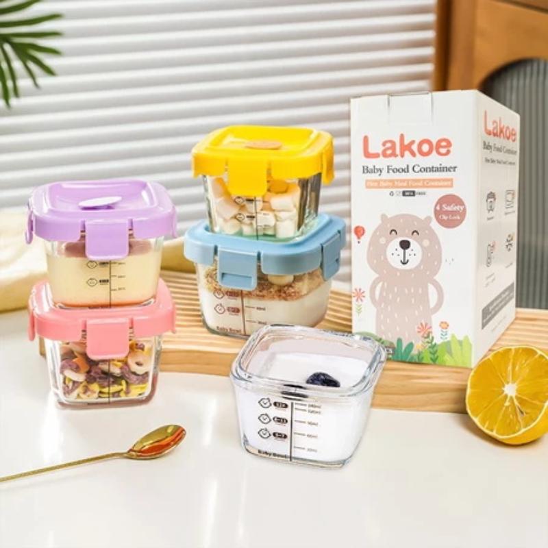 耐熱保存容器 スポック 3 in 1 ポータブル ベビーガラ - Baby Food Glass Containers のレビューと価格