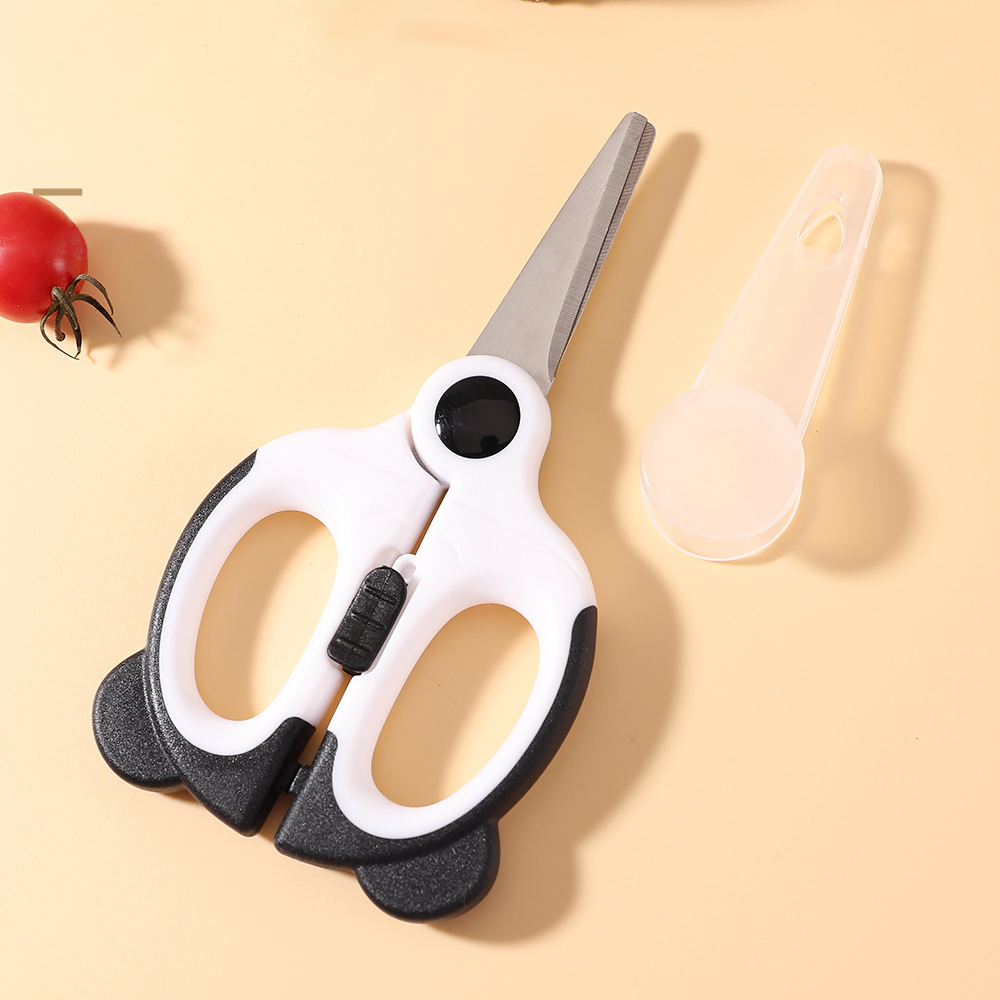 子供用安全はさみ、学生用ベビーフードはさみ、携帯用家庭用肉や - Baby Food Scissors のレビューと価格