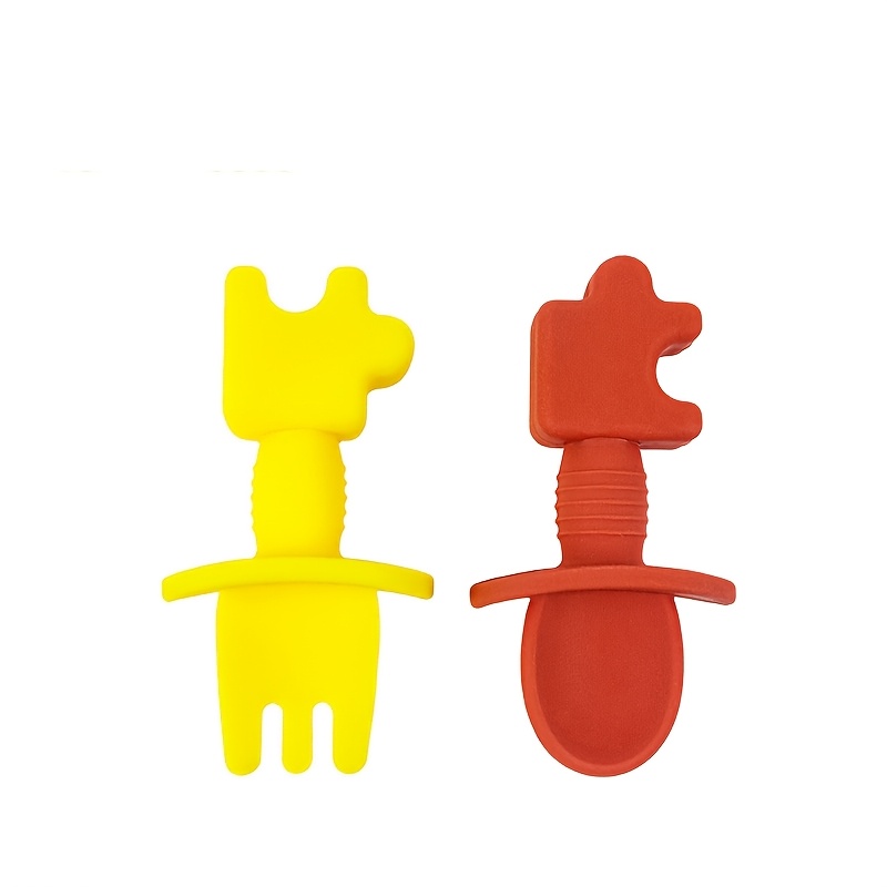 6個/セット ベビーシリコン製食器セットには、スプーン1本、 - Baby Food Table のレビューと価格