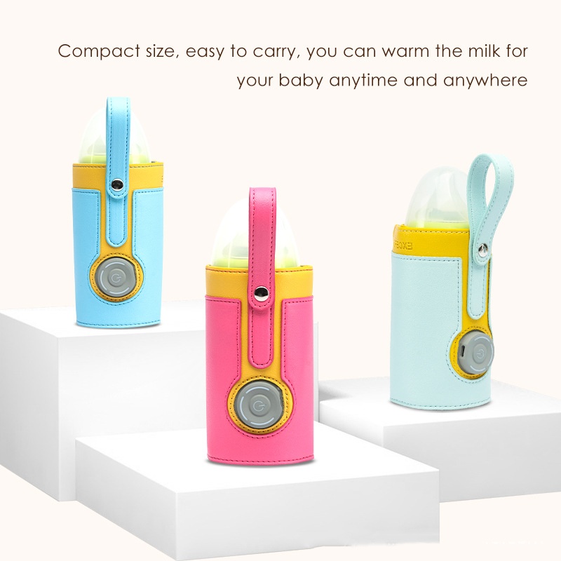 ポータブルレザーミルクパック,断熱材カバー,一定ミルク,ボト - Baby Food Storage のレビューと価格