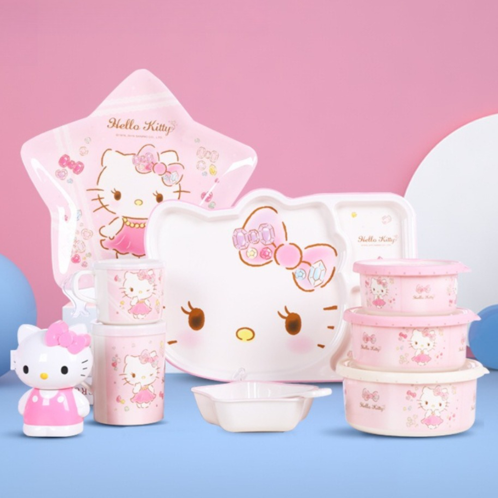 サンリオ食器ハローキティ食器ベビー補助食品ボウル家庭用サラダ - Baby Food Dinner のレビューと価格