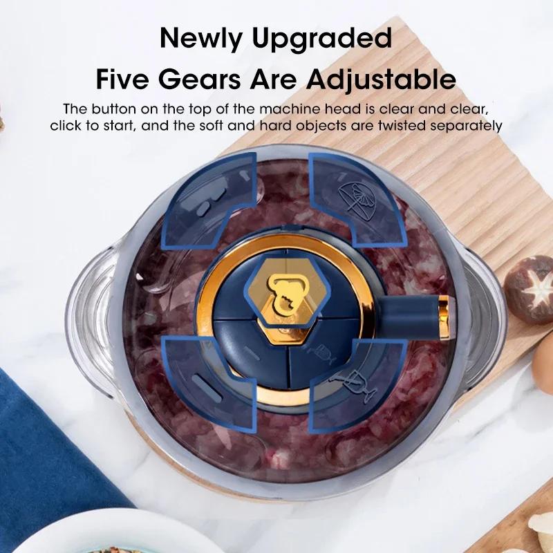 5L電動ミートグラインダー、304ステンレス鋼フードクラッシ - Baby Food Processor のレビューと価格