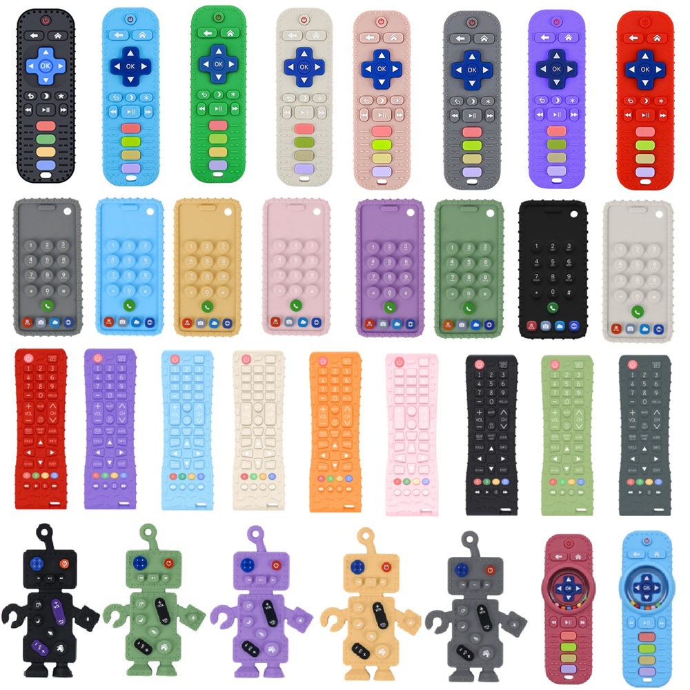 40種類のシリコン製テレビリモコン型おもちゃ、赤ちゃん用食品 - Baby Food Product のレビューと価格