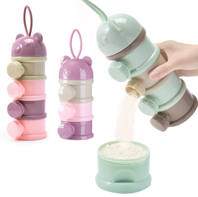 ストレージ 3/4 層ポータブル食品容器粉ミルクパウダーカー - Baby Food Nan のレビューと価格