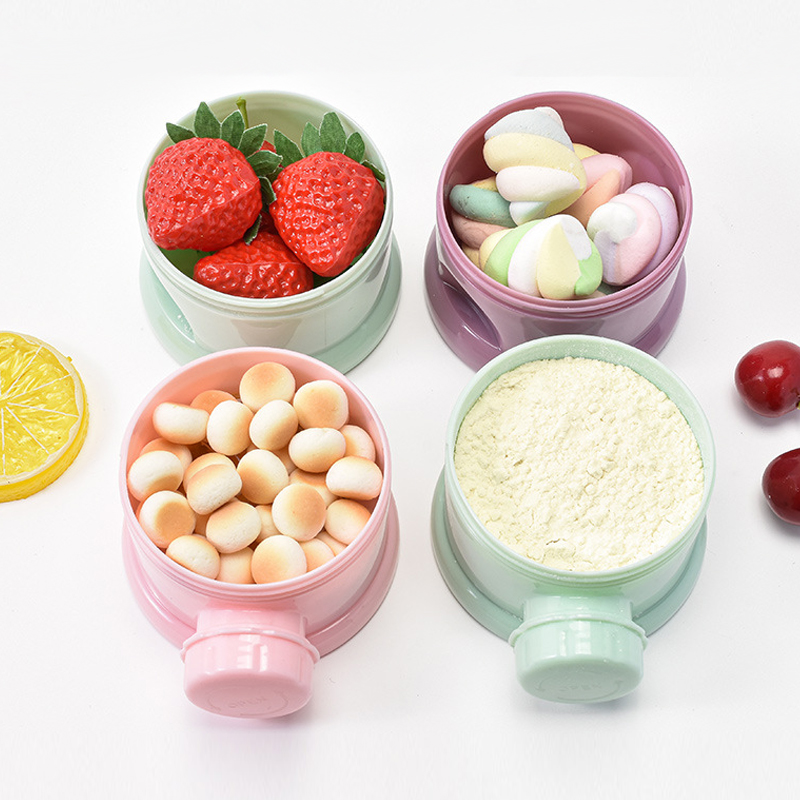 ストレージ 3/4 層ポータブル食品容器粉ミルクパウダーカー - Baby Food Nan のレビューと価格